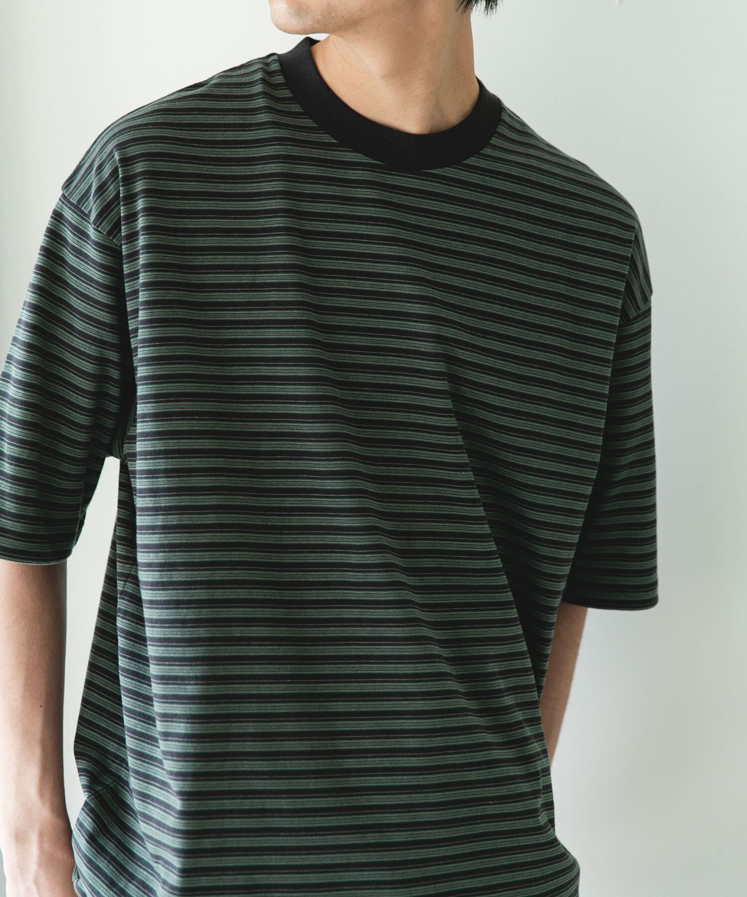 URBAN RESEARCH DOORS「OUTDOOREXCHANGE ボーダーTシャツ」|Tシャツ・カットソー|