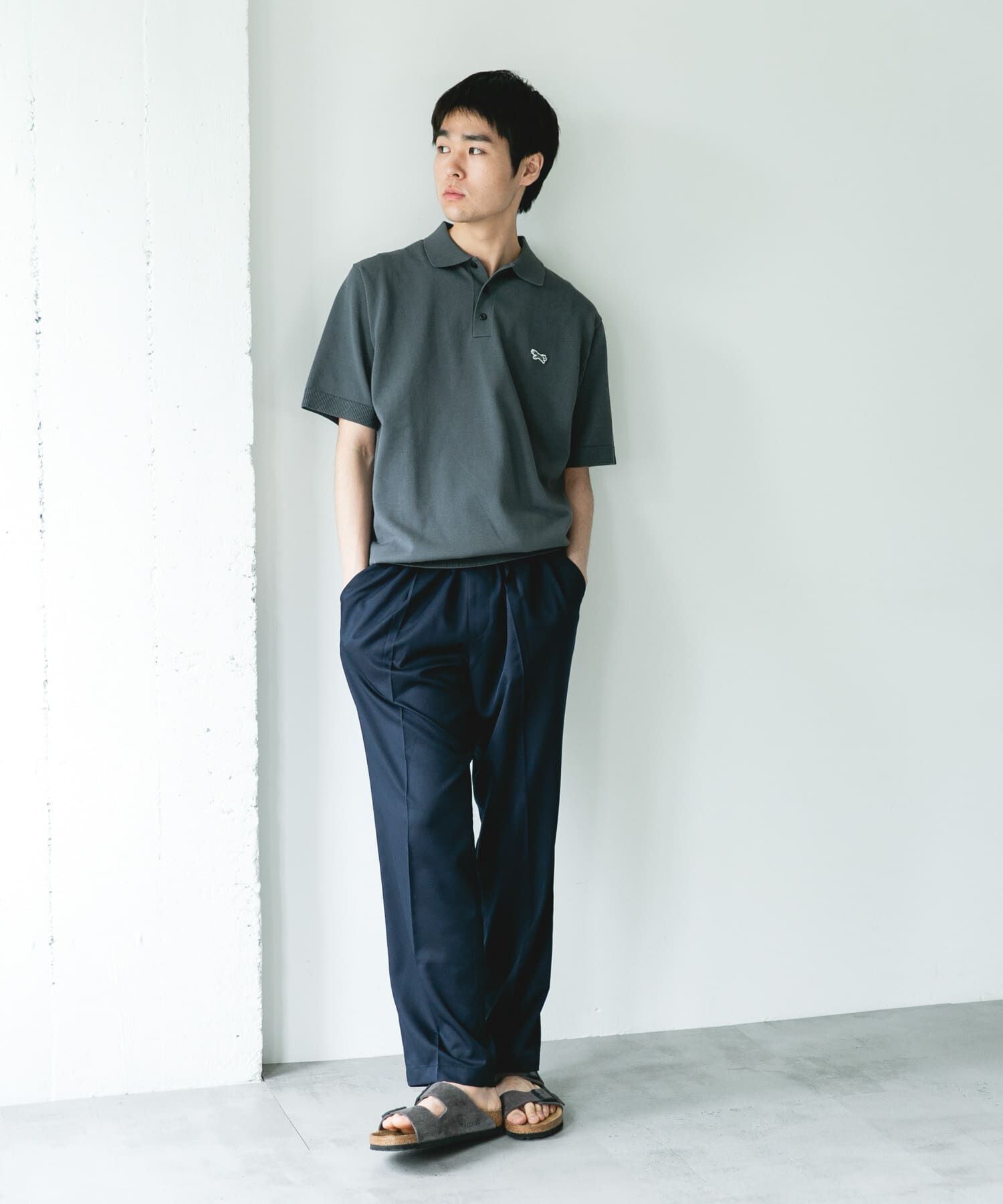 URBAN RESEARCH DOORS「『別注』PENNEYS&times;DOORS　THE FOX ハイゲージ ニットポロ」|ニット・セーター|