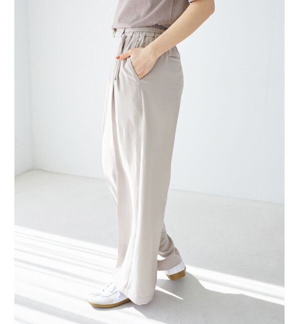  「ハイストレッチカルゼワッシャーベルテッドパンツ」|その他|