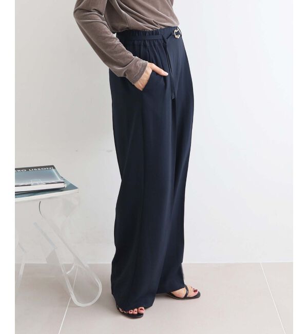  「ハイストレッチカルゼワッシャーベルテッドパンツ」|その他|