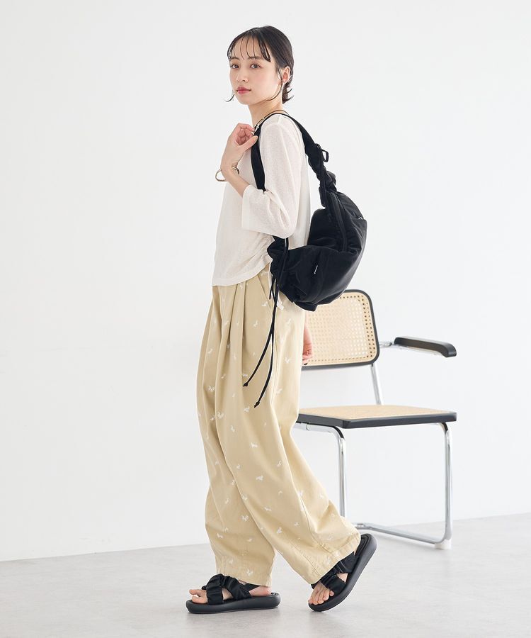 earth music&ecology「SET2点ギャザータンク＋ヘンリーネックプルオーバー」|Tシャツ・カットソー|