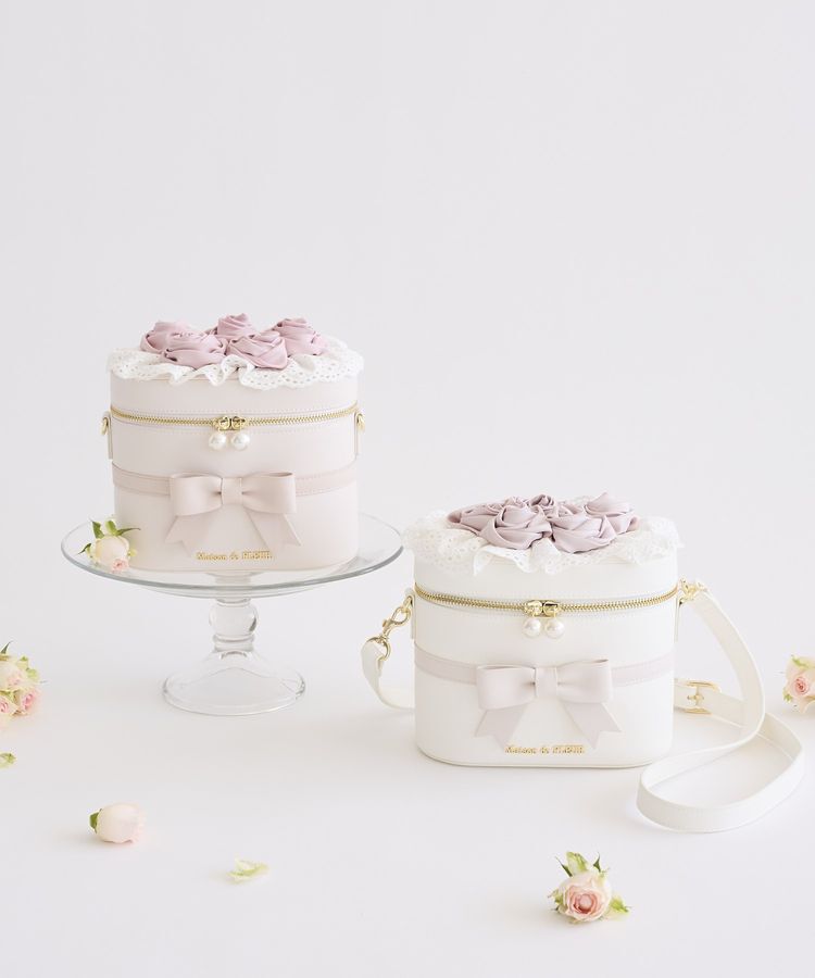 Maison de FLEUR「ローズブーケキューブショルダーバッグ」|ショルダー・メッセンジャー|