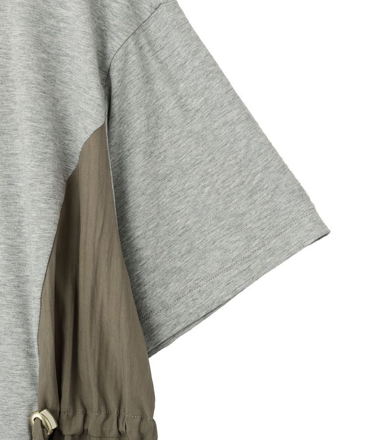 Green Parks「異素材ドッキングプルオーバー」|Tシャツ・カットソー|