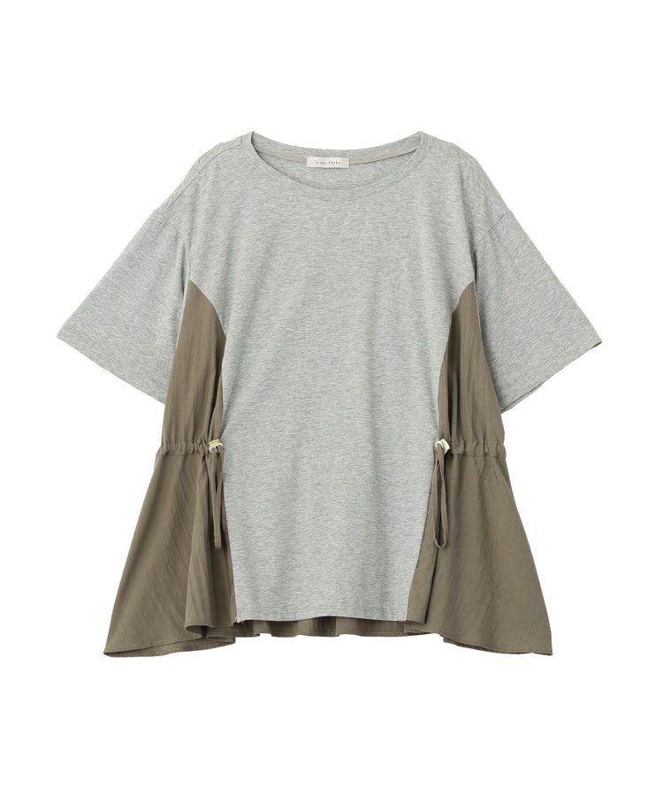 Green Parks「異素材ドッキングプルオーバー」|Tシャツ・カットソー|