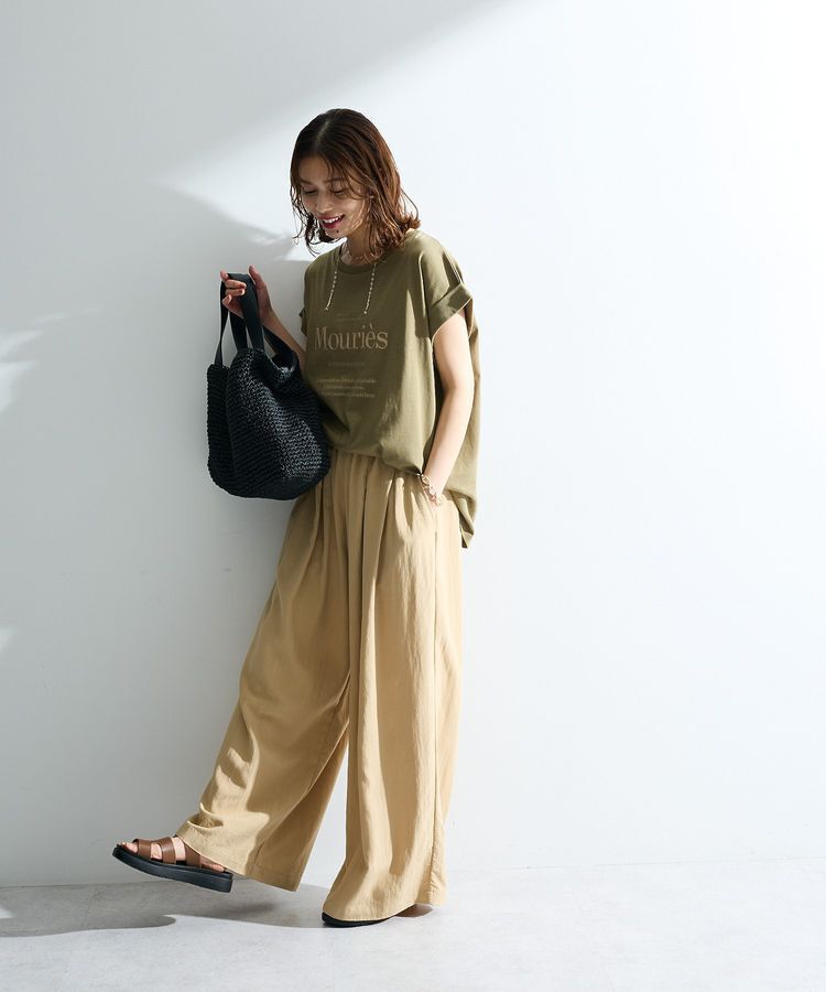 Green Parks「【適ON】汗染み防止フレンチロゴTシャツ」|Tシャツ・カットソー|