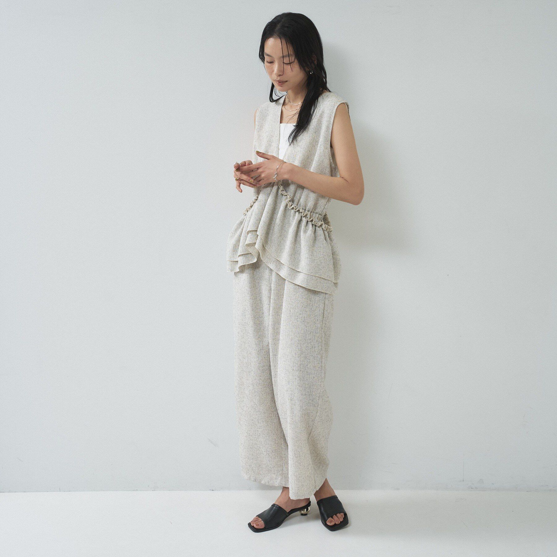 GALLEST「【一部店舗限定】4WAYツイードオールインワン」|オールインワン|