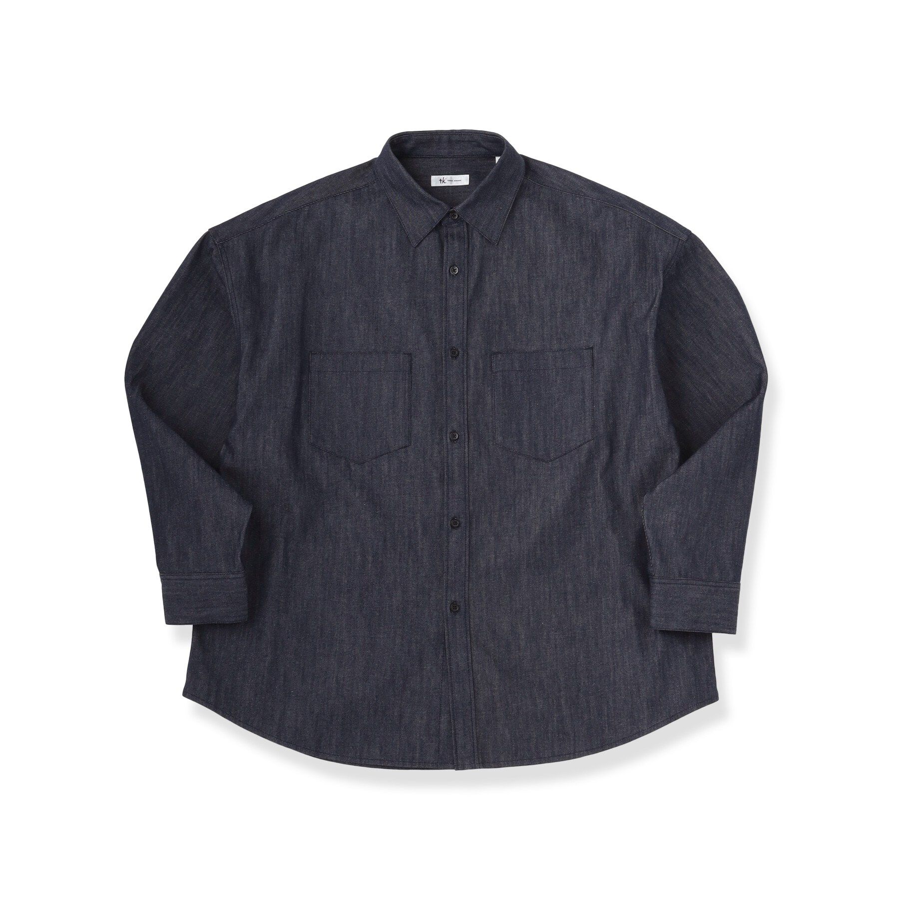 tk.TAKEO KIKUCHI「【色褪せしにくいデニム】Comfy Fadeless Denim Seriesデニムシャツ」|シャツ・ブラウス|
