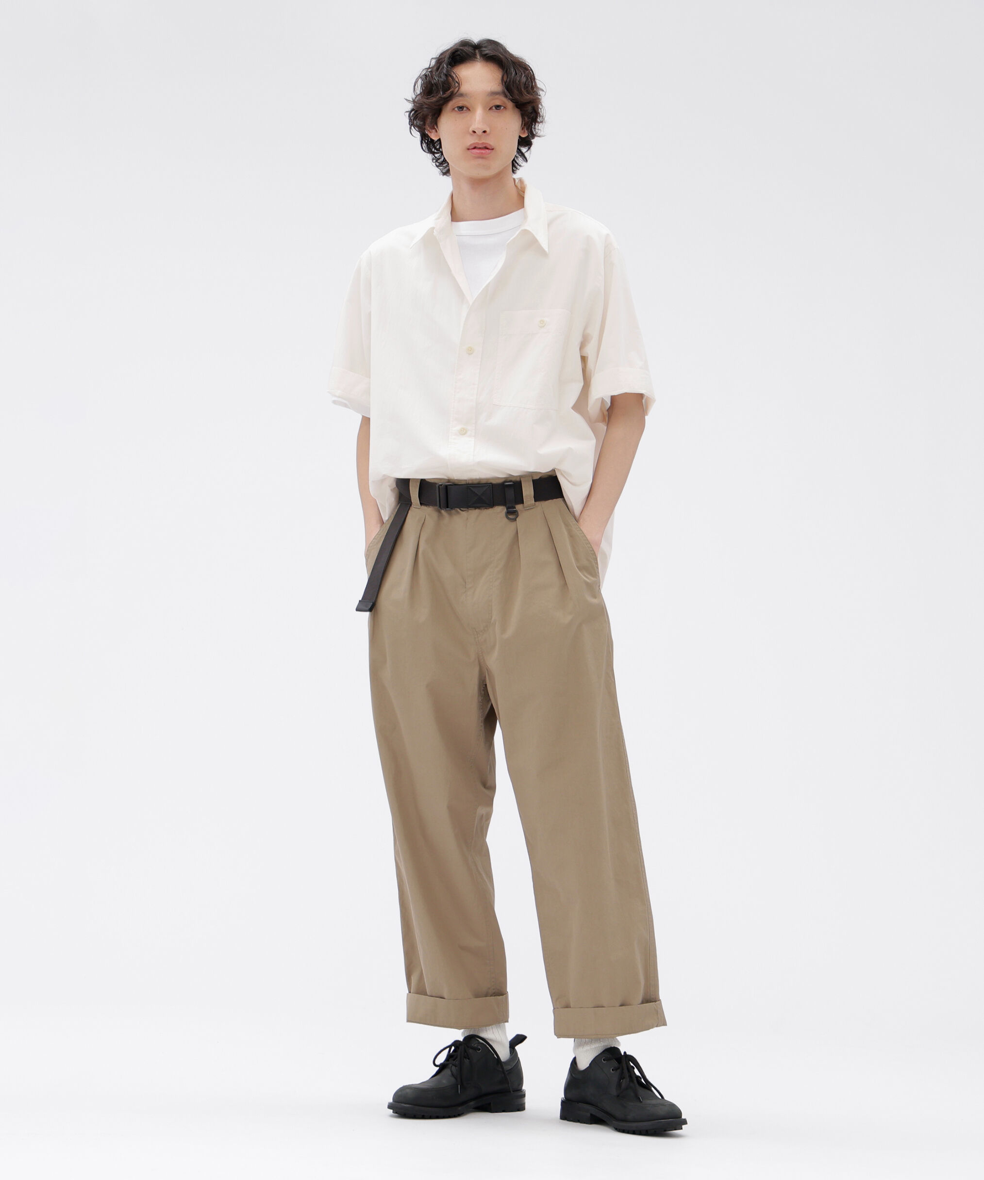 MHL.「TINY GINGHAM COTTON SHIRT」|シャツ・ブラウス|