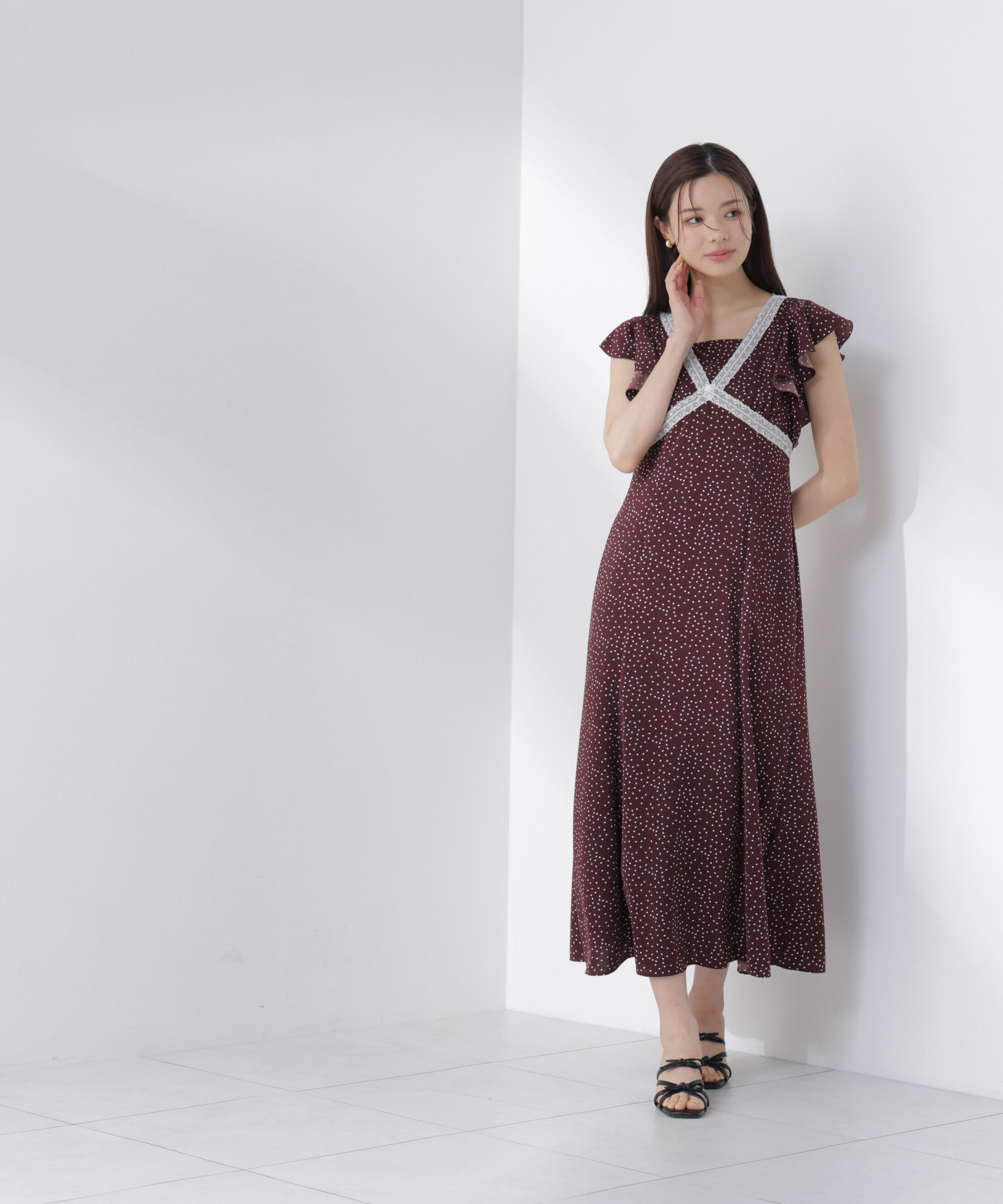 PROPORTION BODY DRESSING「レーストリムレディーワンピース」|ワンピース|