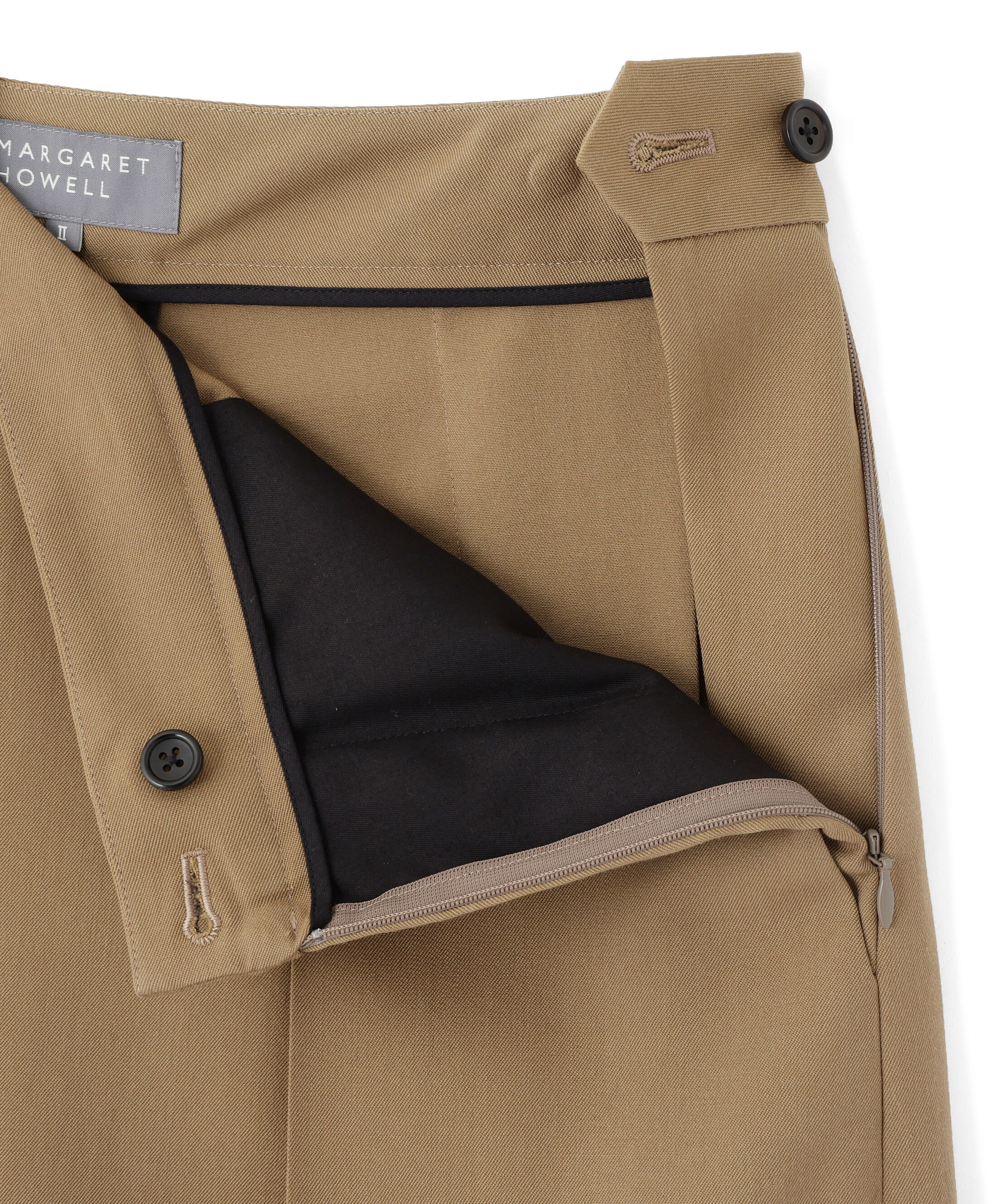  「FLUID WOOL TROUSERS」|キュロット|