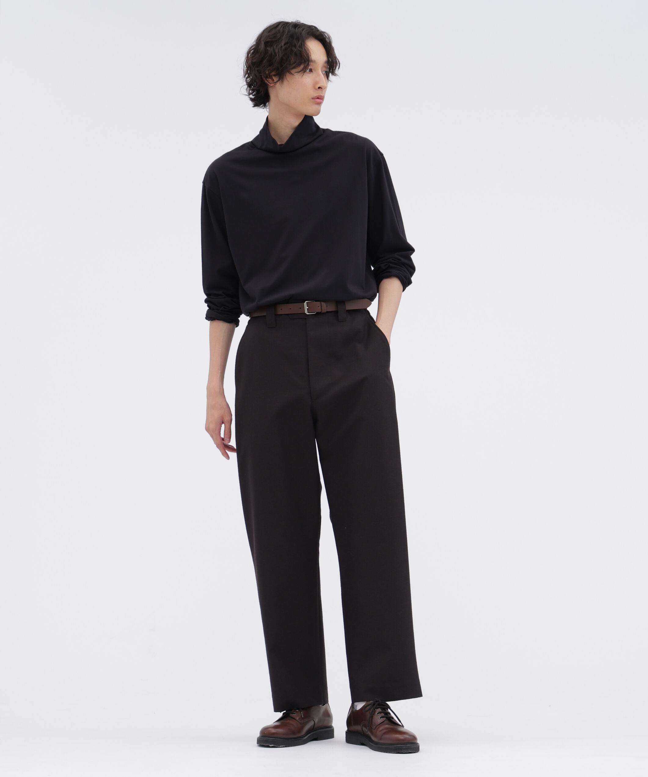 MARGARET HOWELL「YARN DYE WOOL PLAINWEAVE TROUSERS」|その他|