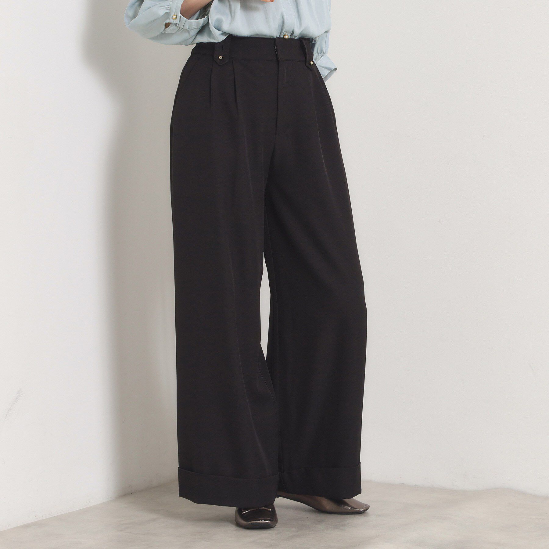 ITS&rsquo;DEMO「ロールアップ2タックワイドパンツ」|その他|