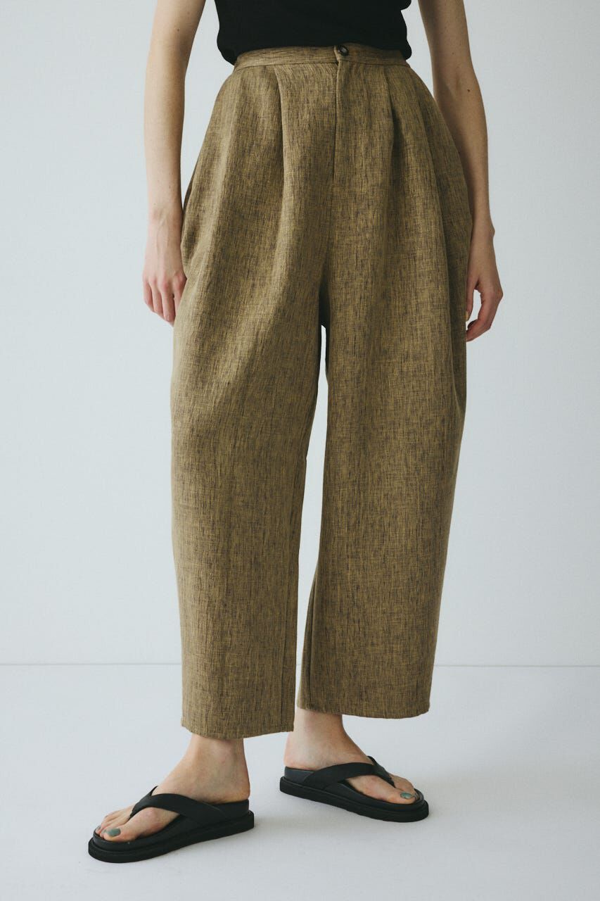 HeRIN.CYE「Tweed butcher tuck pants」|その他|