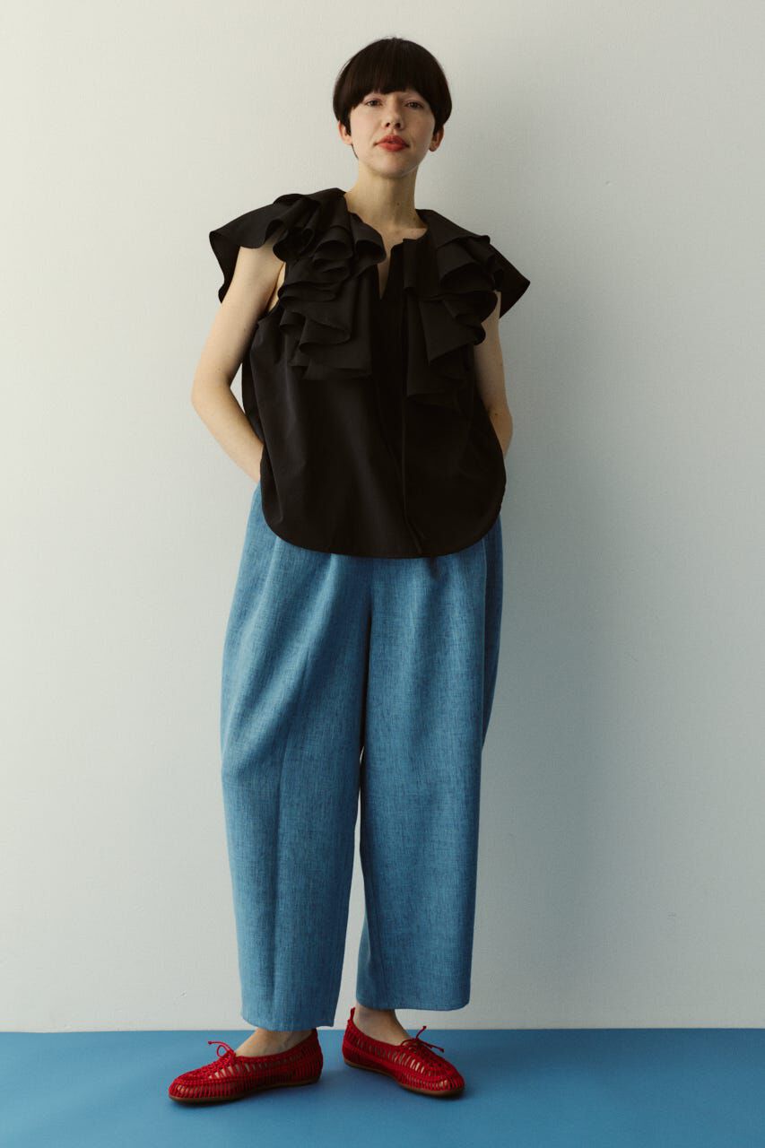 HeRIN.CYE「Tweed butcher tuck pants」|その他|