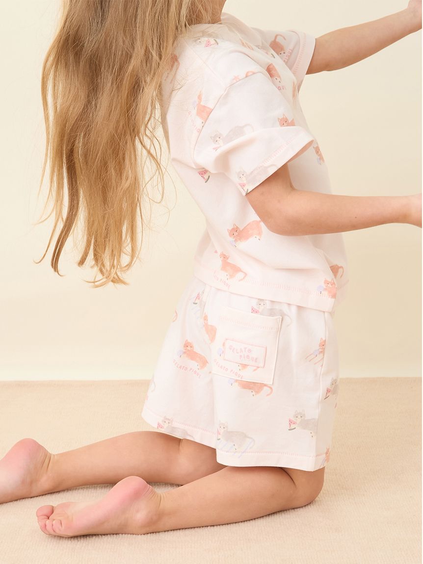 GELATO PIQUE KIDS & BABY「【KIDS】シーサイドキャット柄ショートパンツ」|その他|