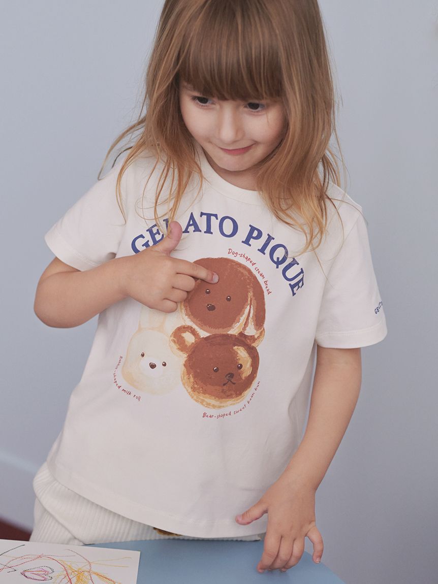 GELATO PIQUE KIDS & BABY「【KIDS】アニマルブレッドワンポイントTシャツ」|ルームウェア|CRM