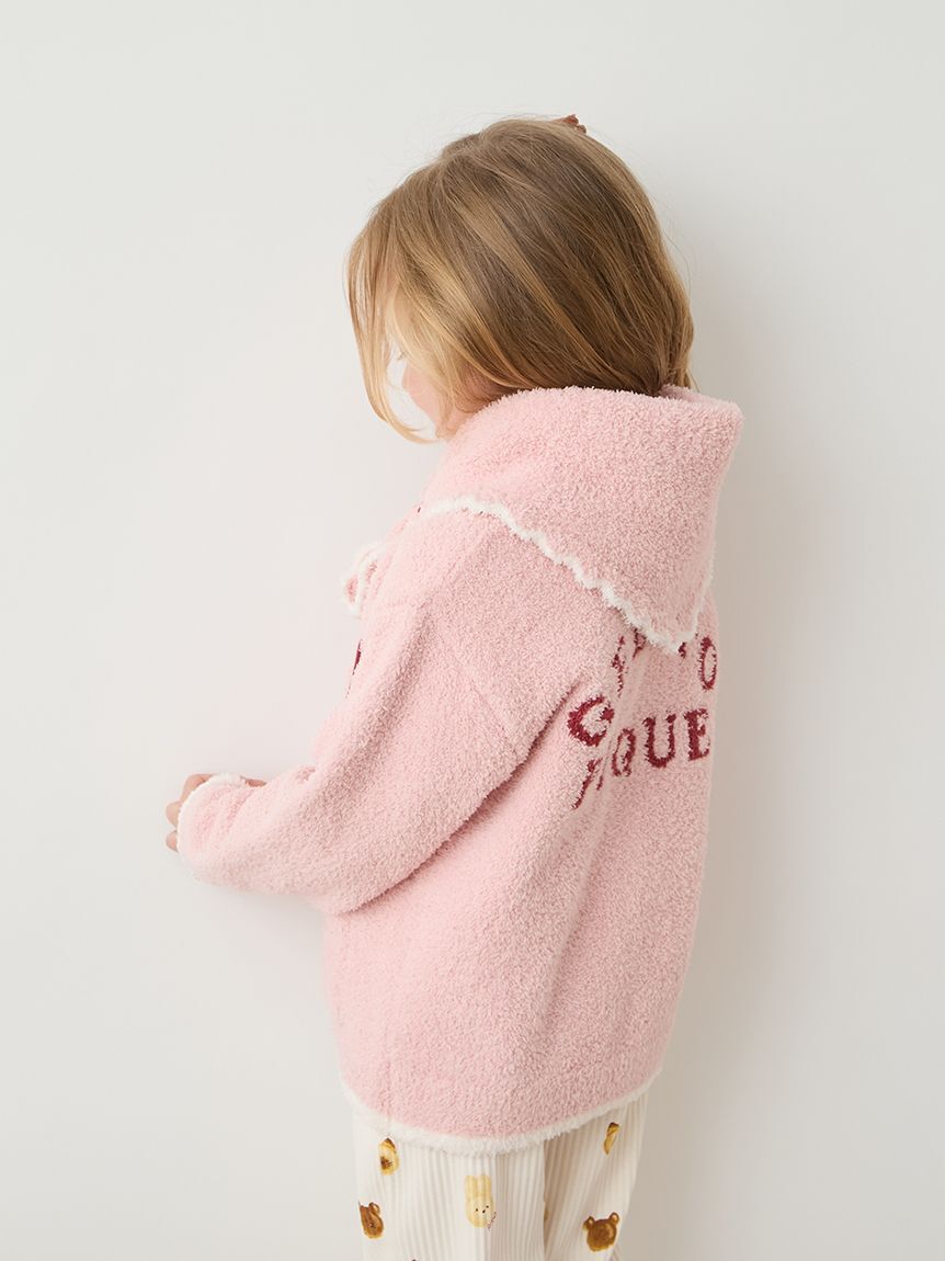GELATO PIQUE KIDS & BABY「【KIDS】ベビモコアニマルブレッドカーディガン&スカーフセット」|ルームウェア|