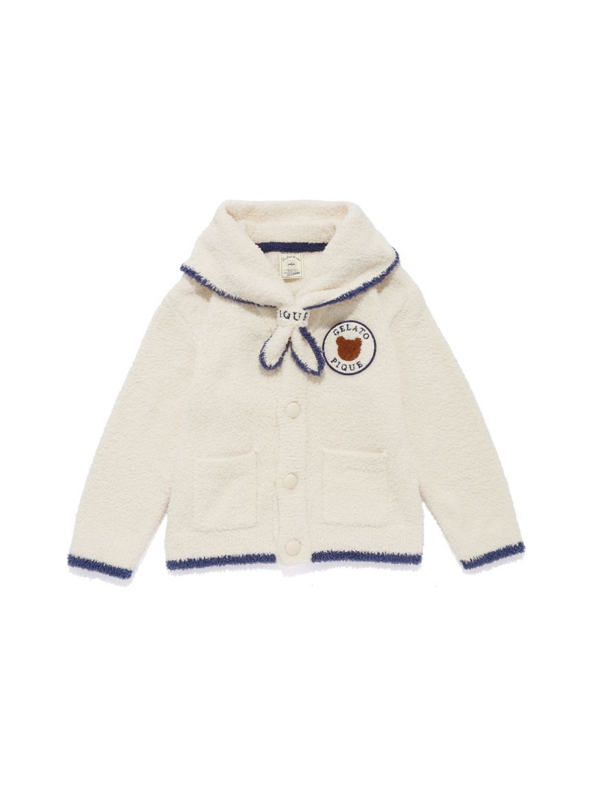 GELATO PIQUE KIDS & BABY「【KIDS】ベビモコアニマルブレッドカーディガン&スカーフセット」|ルームウェア|