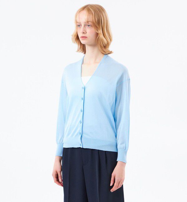 MACKINTOSH PHILOSOPHY「【WEB&一部店舗限定】【Heavenly Sheer Knit】ドルマンカーディガン」|ニット・セーター|