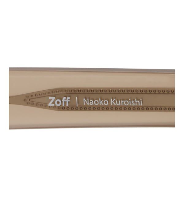  「[黒石奈央子さん ｺﾗﾎﾞ] Zoff｜Naoko Kuroishi サングラス | 黒縁 クリアフレーム 紫外線対策 UVカット 」|サングラス|