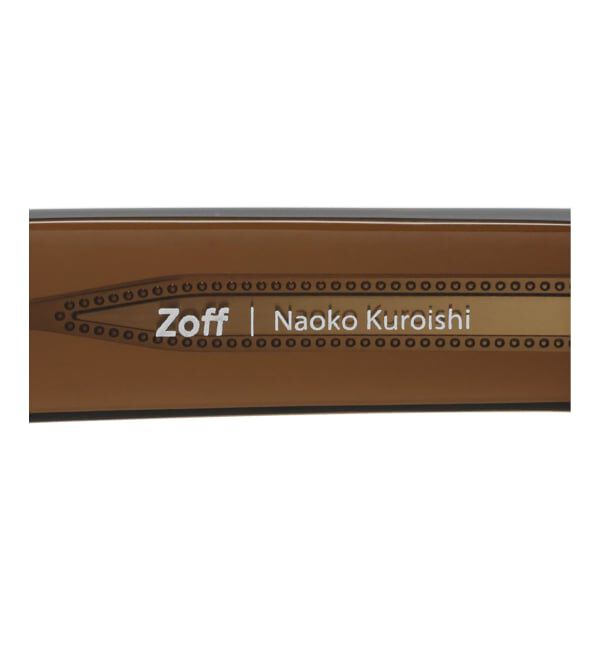  「[黒石奈央子さん ｺﾗﾎﾞ] Zoff｜Naoko Kuroishi サングラス | 横長 黒縁フレーム 紫外線対策 UVカット 」|サングラス|