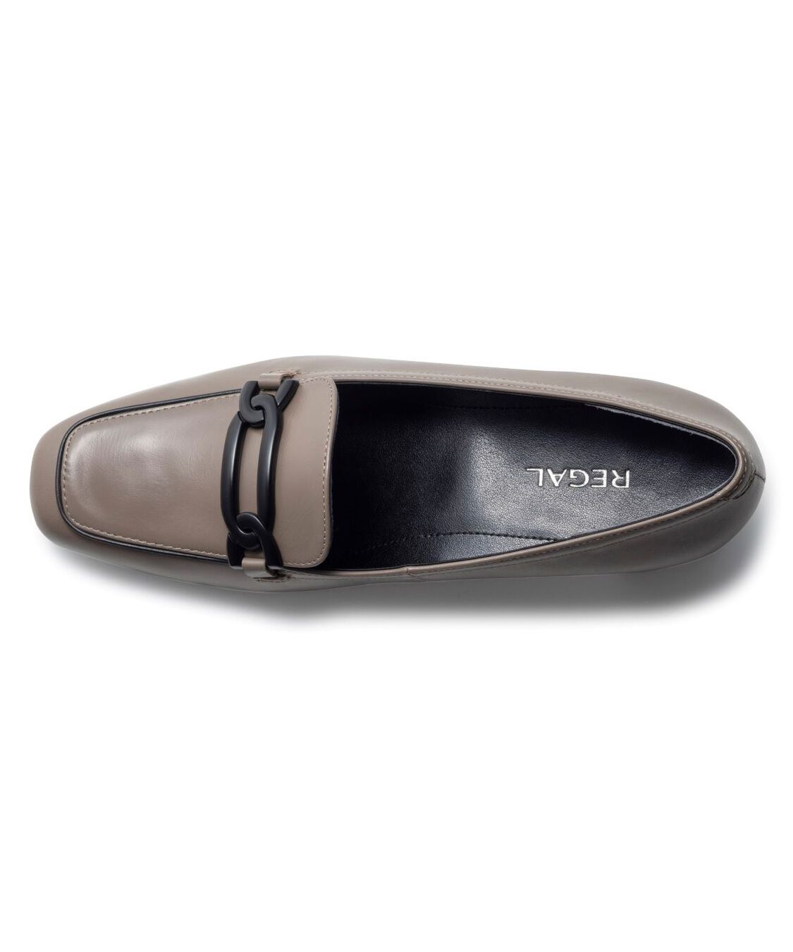REGAL SHOES「REGAL 【新作】晴雨兼用チェーンビットヒールローファー【ヒール40mm】　商品コード：F18SBB」|パンプス|