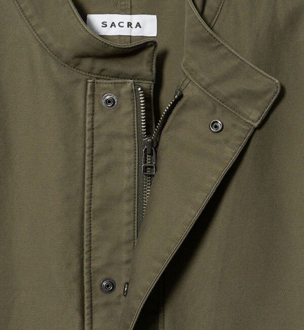 UNITED ARROWS「＜SACRA＞ドロスト モッズコート」|ミリタリー・モッズコート|