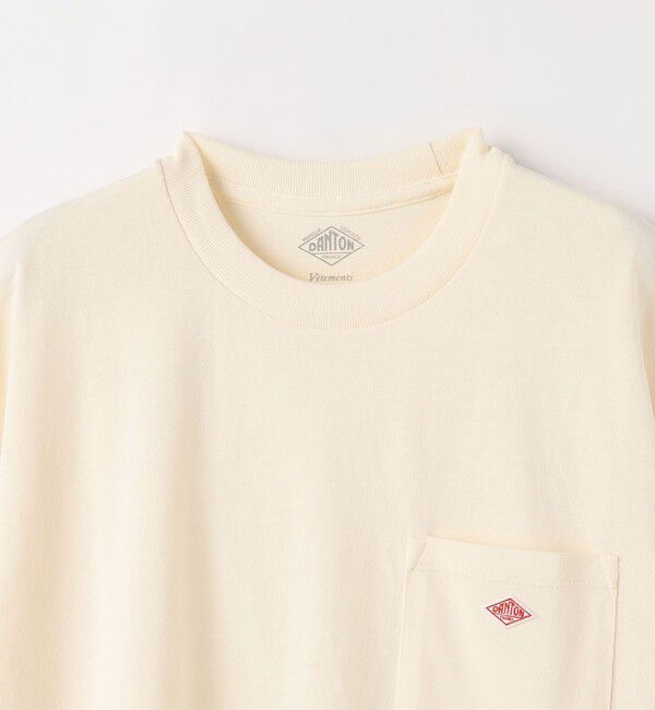 UNITED ARROWS green label relaxing「＜DANTON＞ロゴ ポケット ソリッド Tシャツ」|Tシャツ・カットソー|