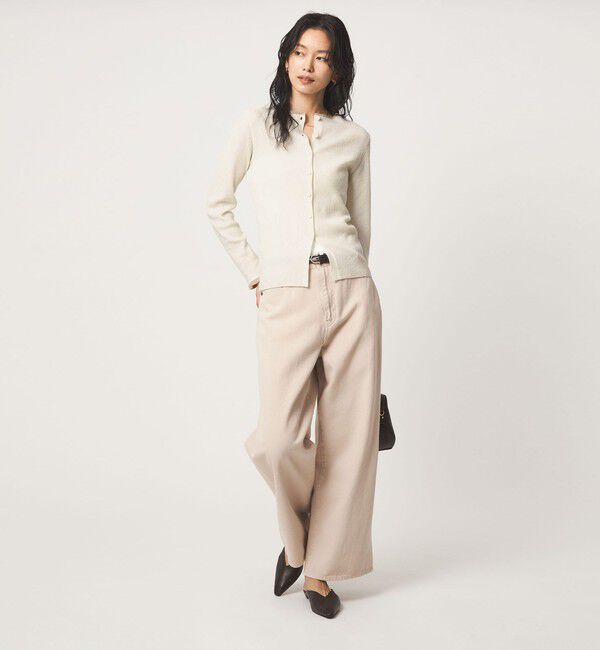 UNITED ARROWS green label relaxing「ハイショク リブ ニット カーディガン」|カーディガン|