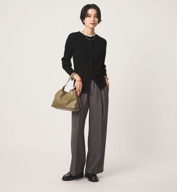 UNITED ARROWS green label relaxing「ハイショク リブ ニット カーディガン」|カーディガン|