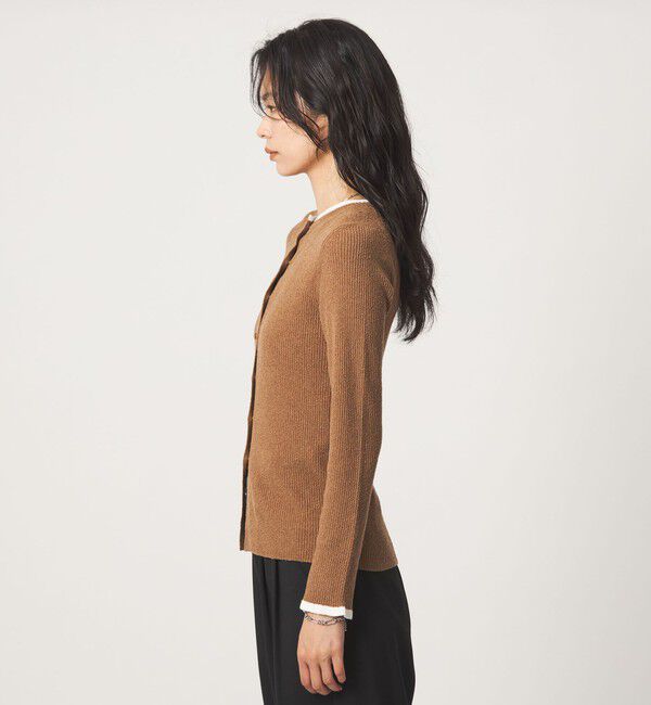 UNITED ARROWS green label relaxing「ハイショク リブ ニット カーディガン」|カーディガン|