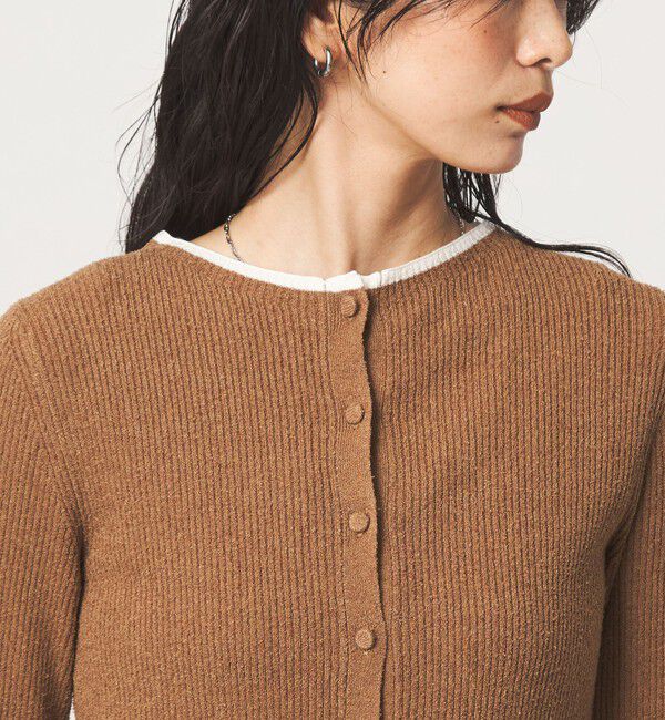 UNITED ARROWS green label relaxing「ハイショク リブ ニット カーディガン」|カーディガン|