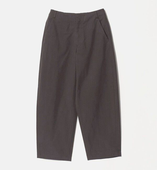 UNITED ARROWS green label relaxing「TC ツイル ピーチ バレル ワイド パンツ W4」|その他|DK.BROWN
