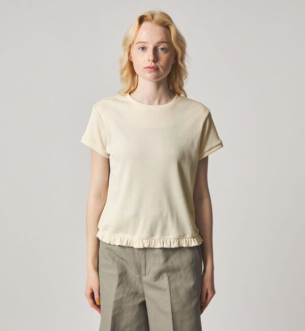 STEVEN ALAN「＜Steven Alan＞フリル Tシャツ」|Tシャツ・カットソー|