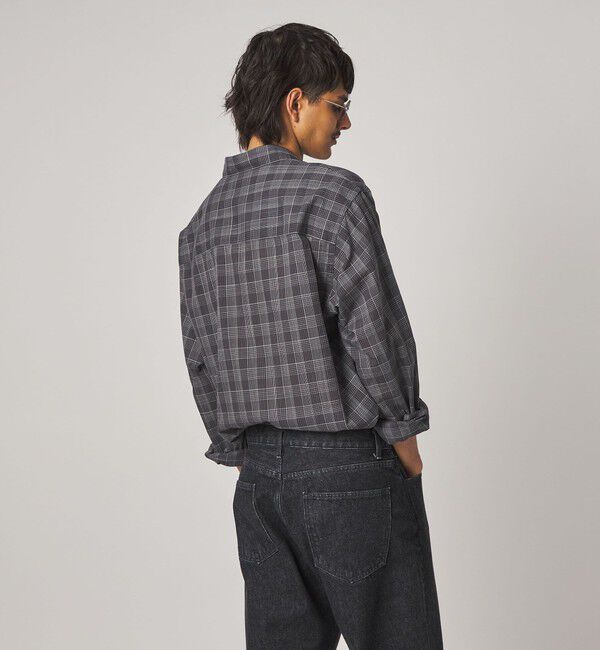 STEVEN ALAN「＜Steven Alan＞ スラブ チェック レギュラーカラー シャツ LOOSE」|シャツ・ブラウス|