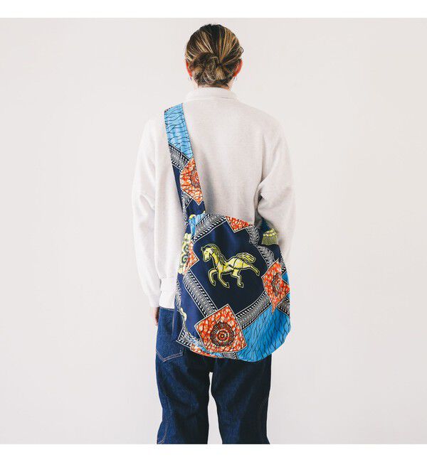 bPr BEAMS「バティック ショルダー エコ バッグ 2026」|ポーチ|NAVY/PONY
