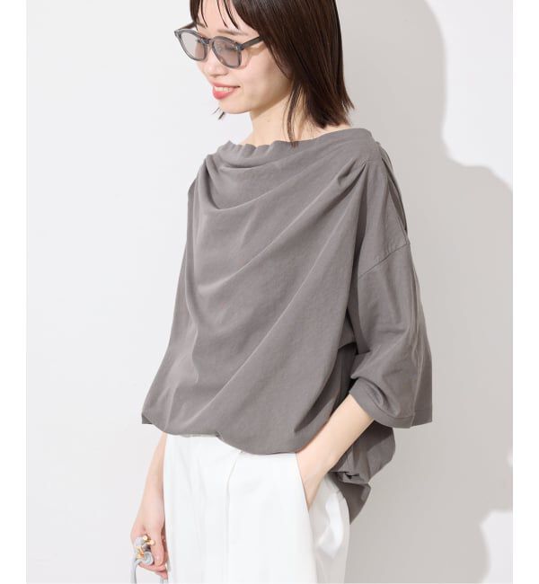 SLOBE IENA「ニュアンスネックBIG TEE」|Tシャツ・カットソー|