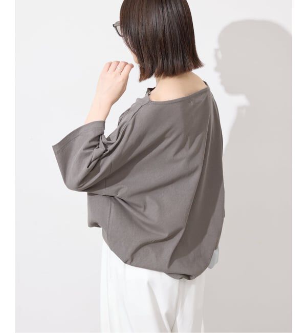 SLOBE IENA「ニュアンスネックBIG TEE」|Tシャツ・カットソー|