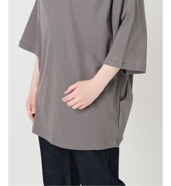SLOBE IENA「ニュアンスネックBIG TEE」|Tシャツ・カットソー|