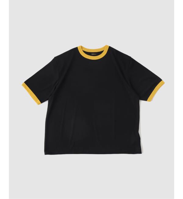 EDIFICE「ETS.MATERIAUX(マテリオ) wool ringer Tシャツ」|Tシャツ・カットソー|ブラック