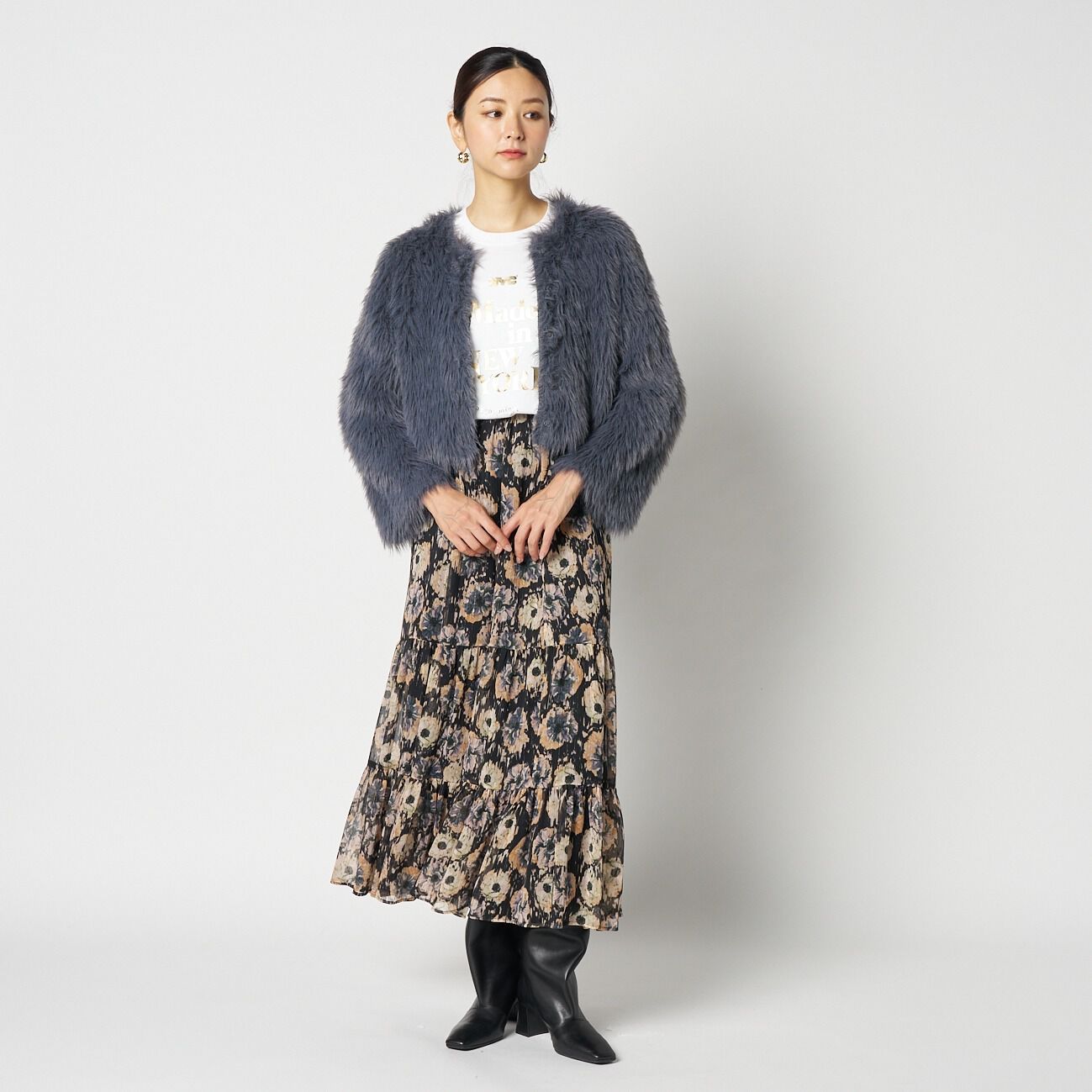HELIOPOLE「HELIOPOLE FUR KNIT CARDIGAN」|ニット・セーター|