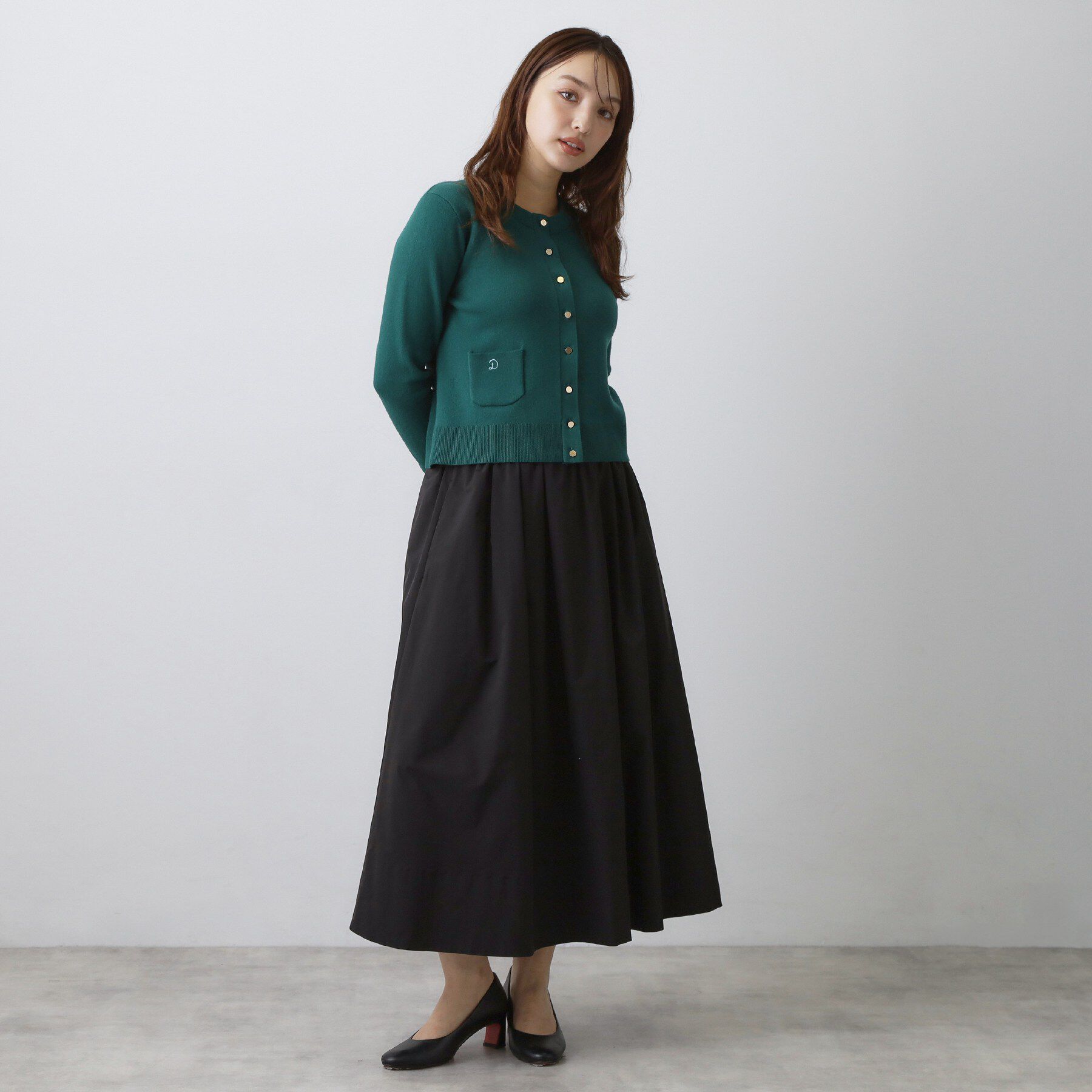 DRESSTERIOR「ウォッシャブルコットンカシミヤ混カーディガン」|カーディガン|