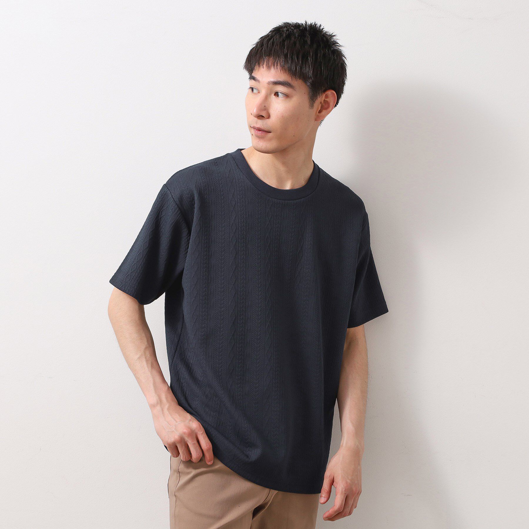 THE SHOP TK「ライトフクレジャカード 半袖Tシャツ 洗濯機OK」|Tシャツ・カットソー|