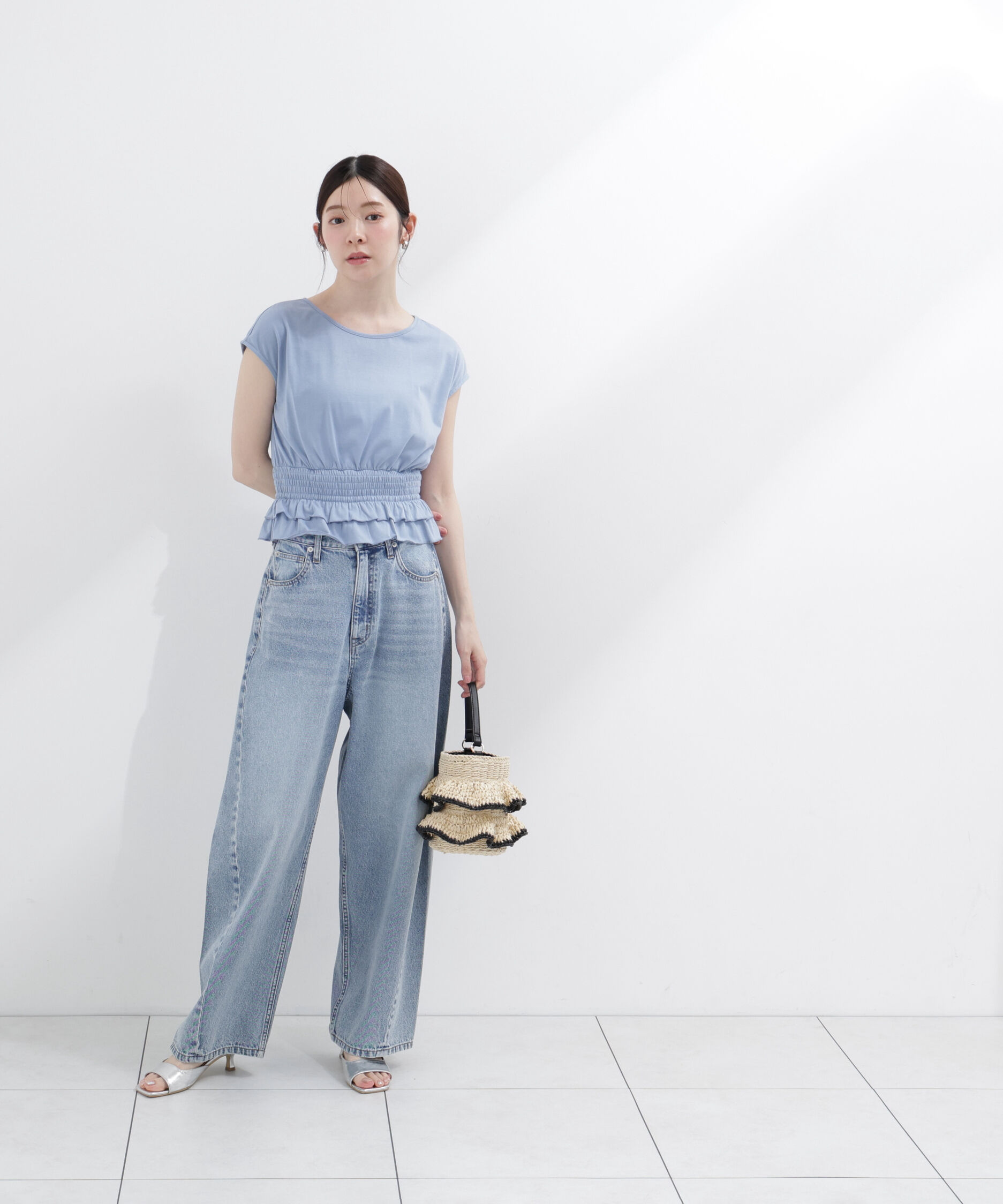 PROPORTION BODY DRESSING「〈a/mie〉ワイドバレルパンツ 26SS」|その他|
