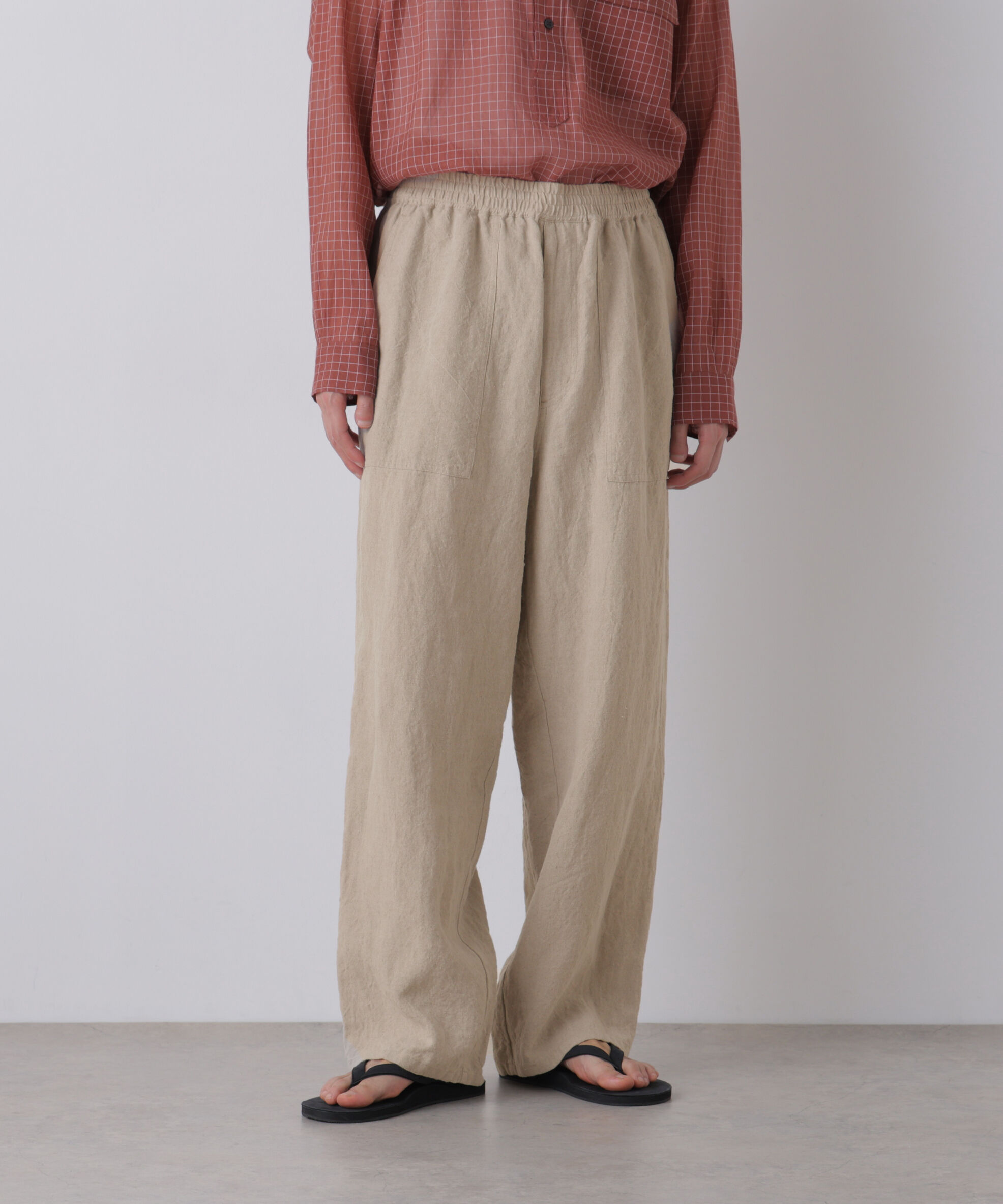 YLEVE 「YLEVE / LINEN CANVAS EAZY PANTS」|その他|