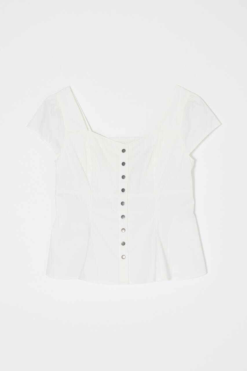 MOUSSY「BUTTON UP FITTED ブラウス」|シャツ・ブラウス|