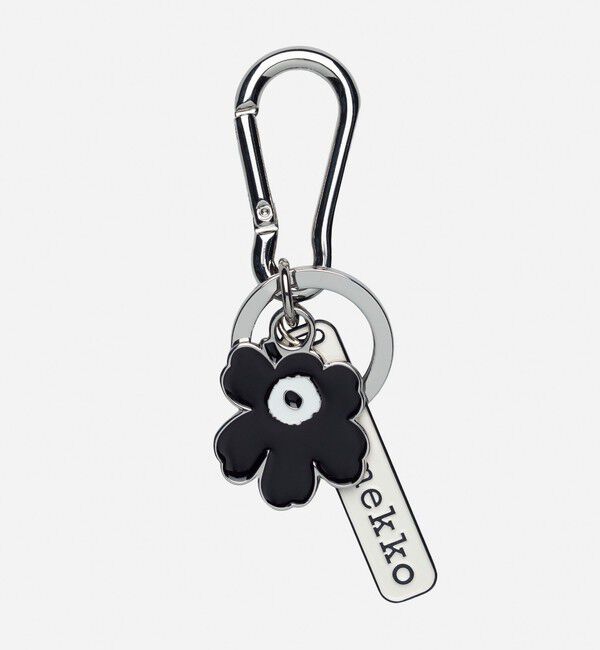 Marimekko「Puhallus Ⅱ Unikko キーチェーン」|その他|ブラック&times;ホワイト