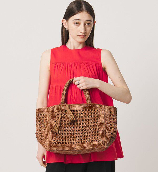 UNITED ARROWS「＜MAISON N.H PARIS＞SUCRE RFA トートバッグ」|かごバッグ|
