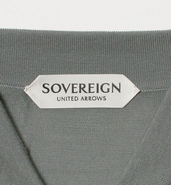 UNITED ARROWS「＜SOVEREIGN＞ ハイゲージ ニット ポロシャツ」|ニット・セーター|