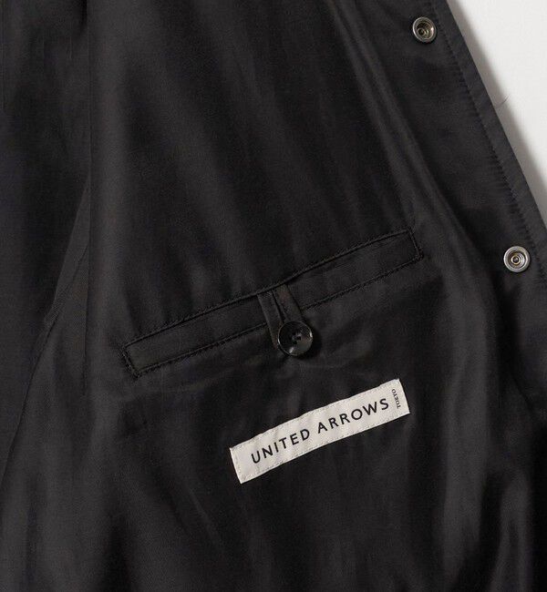 UNITED ARROWS「レザーライク ボンバージャケット」|ブルゾン・スタジャン|